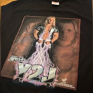 Y2J Y2K Chris Jericho Vintage WWF shirt Sz Md